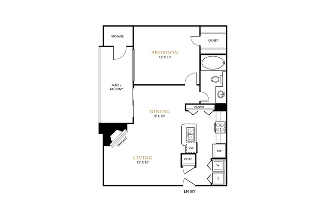 1 Bedroom 1 Bath