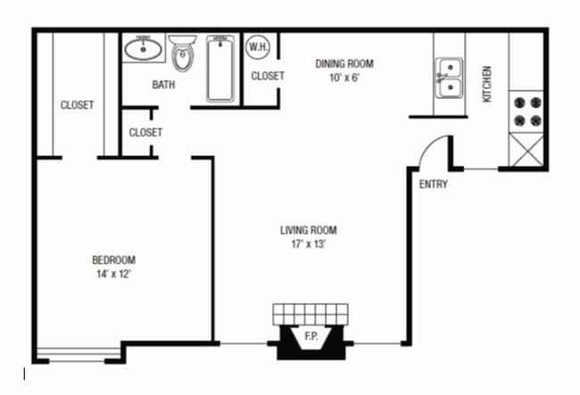 1 Bedroom 1 Bath