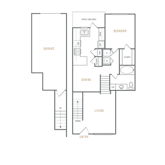 1 Bed 1 Bath Townhome