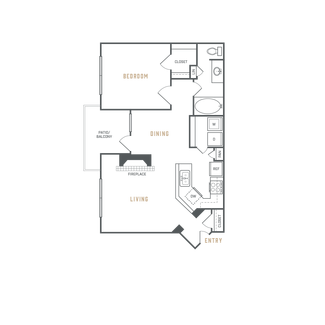 1 Bed 1 Bath