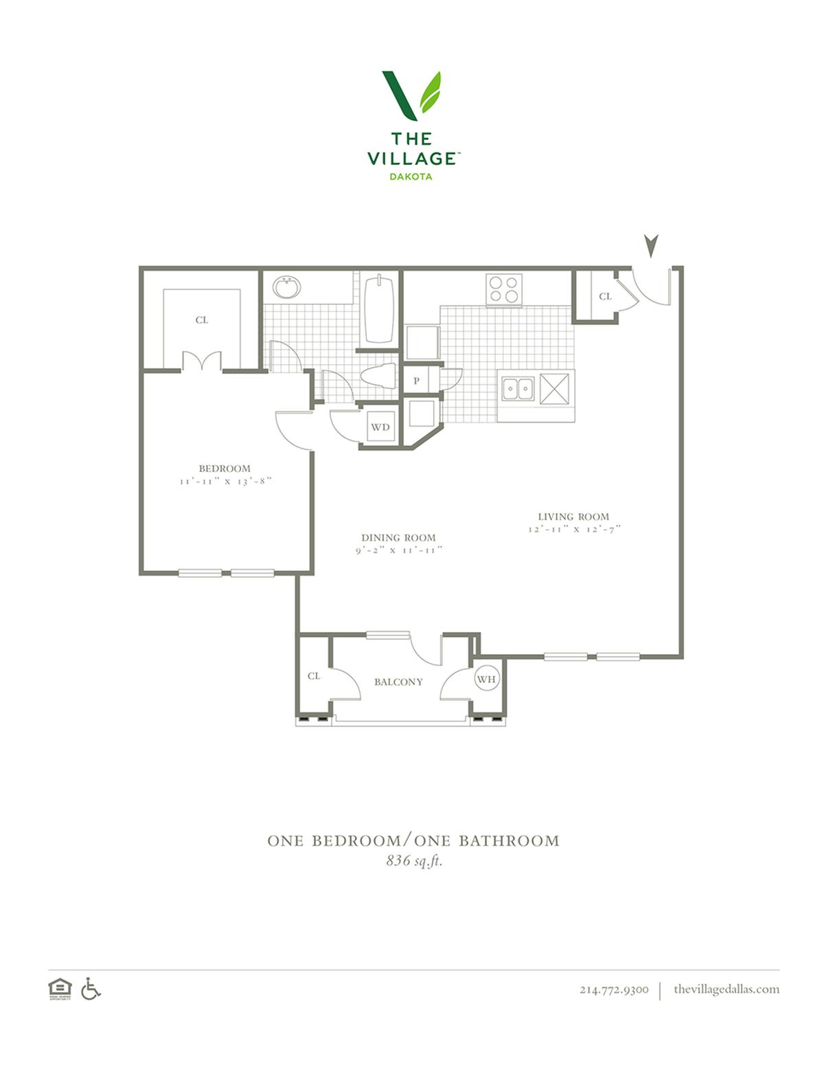 One Bedroom 836