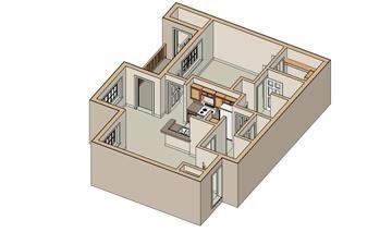 A1 One Bedroom 60%