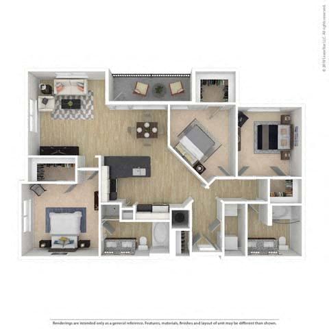 Three-Bedroom (C1)
