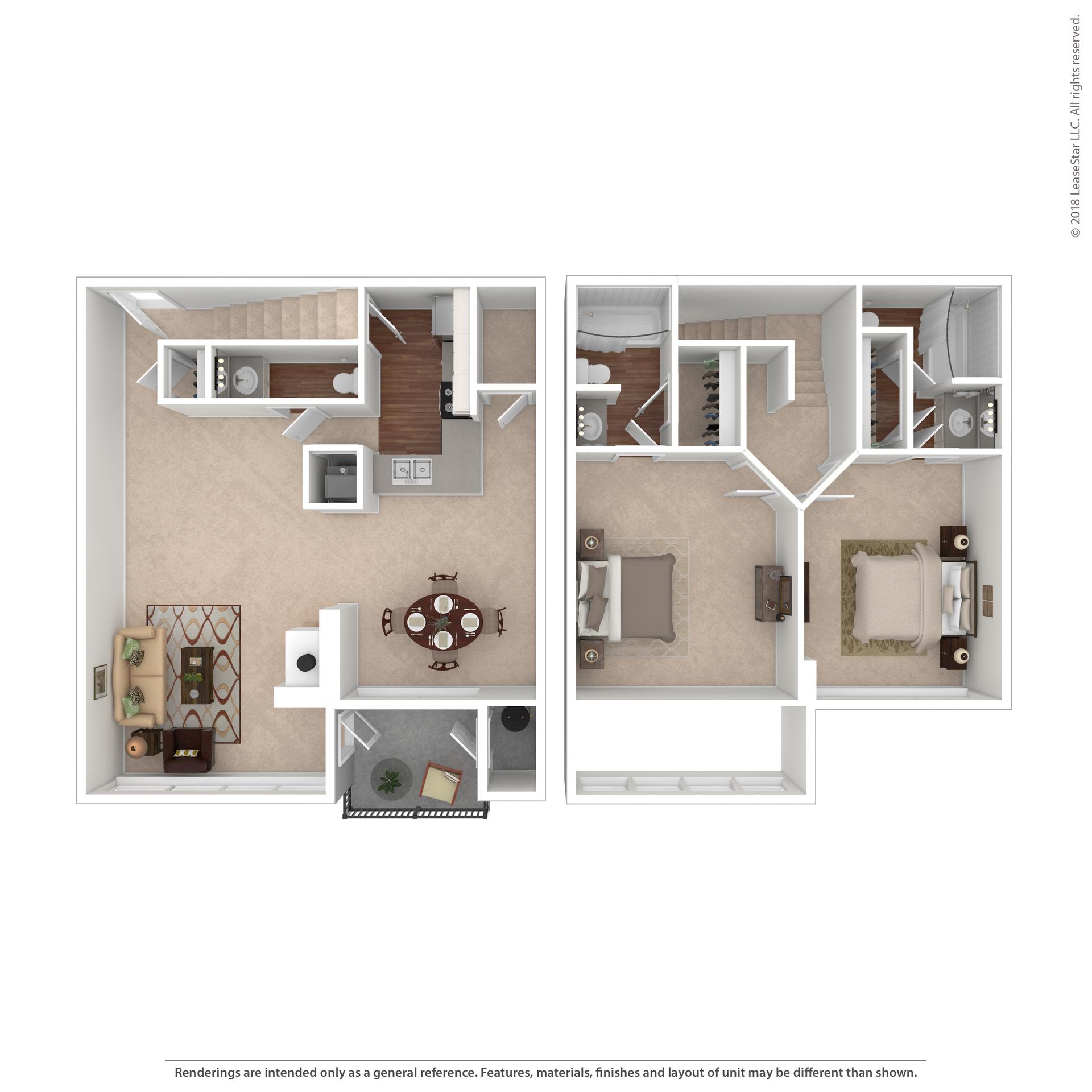 B5 TH - 2nd Bedroom Is A Loft