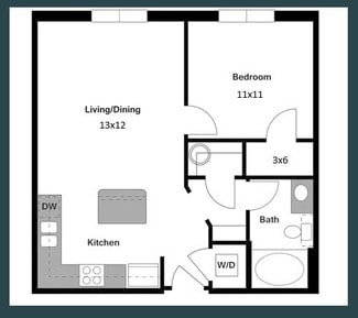 One Bedroom - A1