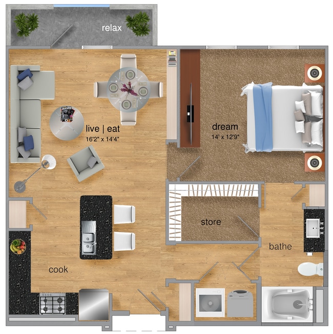 One-bedroom One Bath