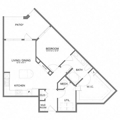 1 Bedroom/1 Bath