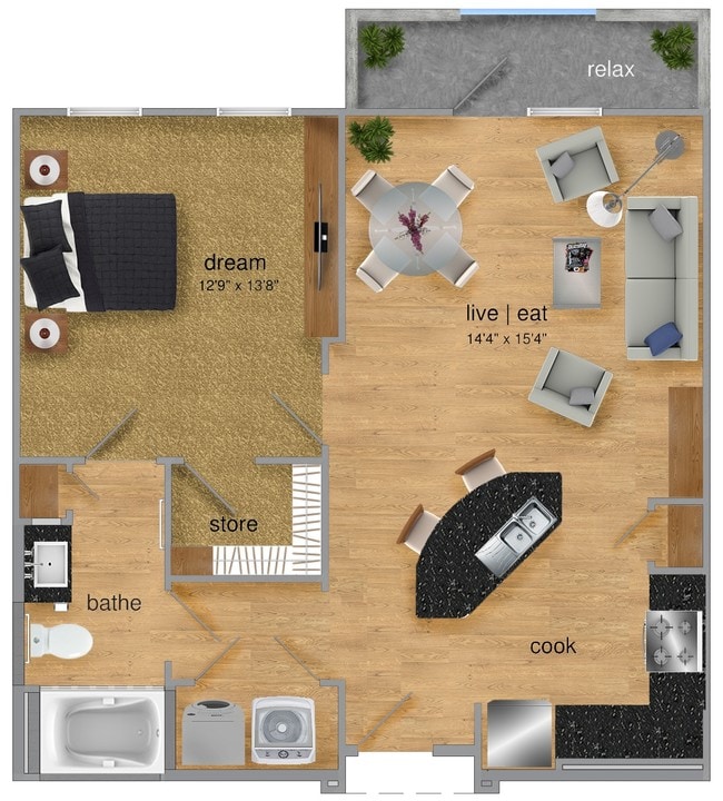 One-bedroom One Bath
