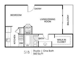 0 Bedroom 1 Bath