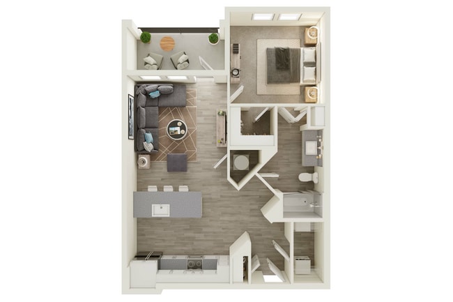 One Bedroom, One Bathroom