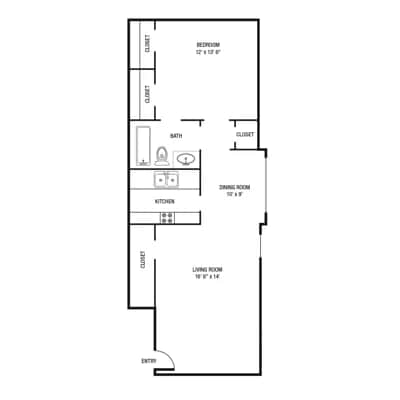 1 Bedroom 1 Bath