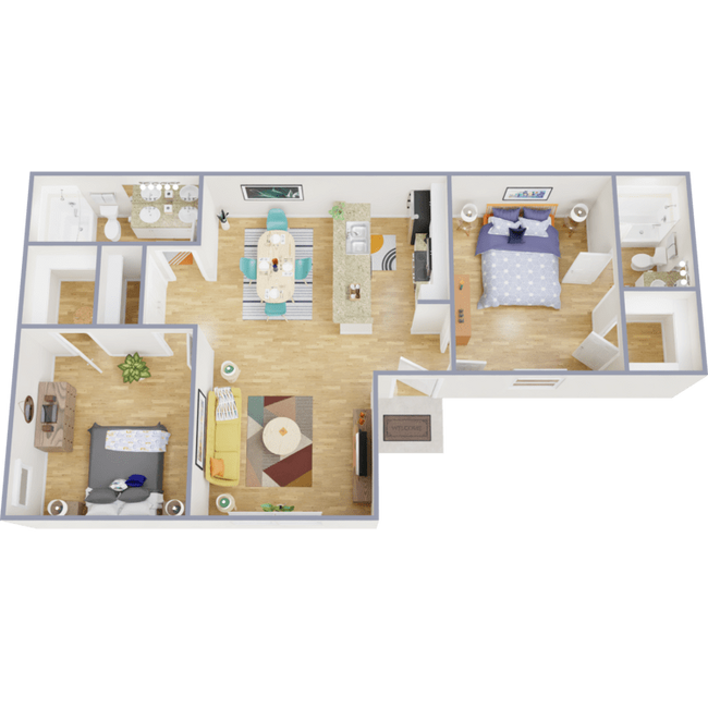 TWO BED TWO BATH