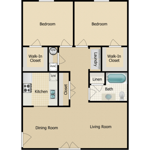 2 Bedroom