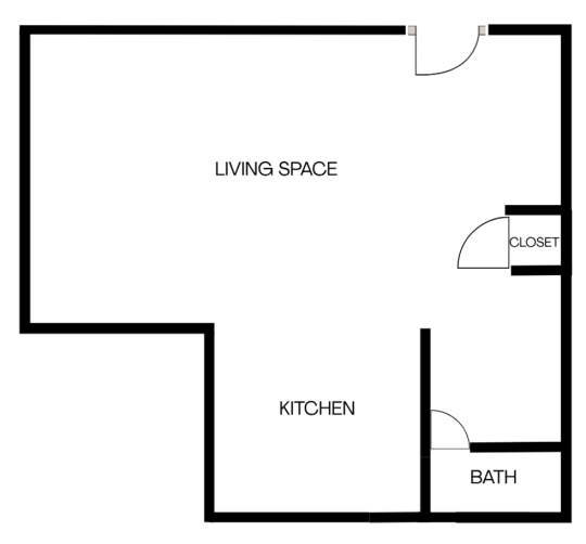S2 434 Sq. Ft.