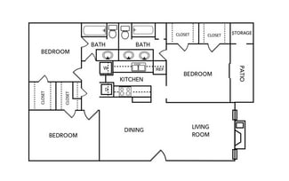 3 Bedroom / 2 Bath