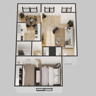 1 Bed/1 Bath Platinum