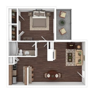 1 Bed, 1 Bath