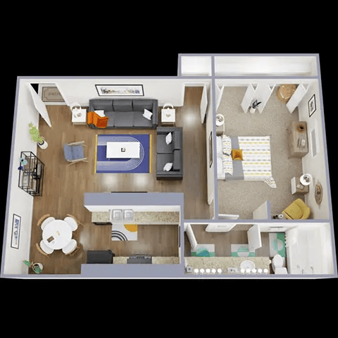 1 Bedroom, 1 Bath