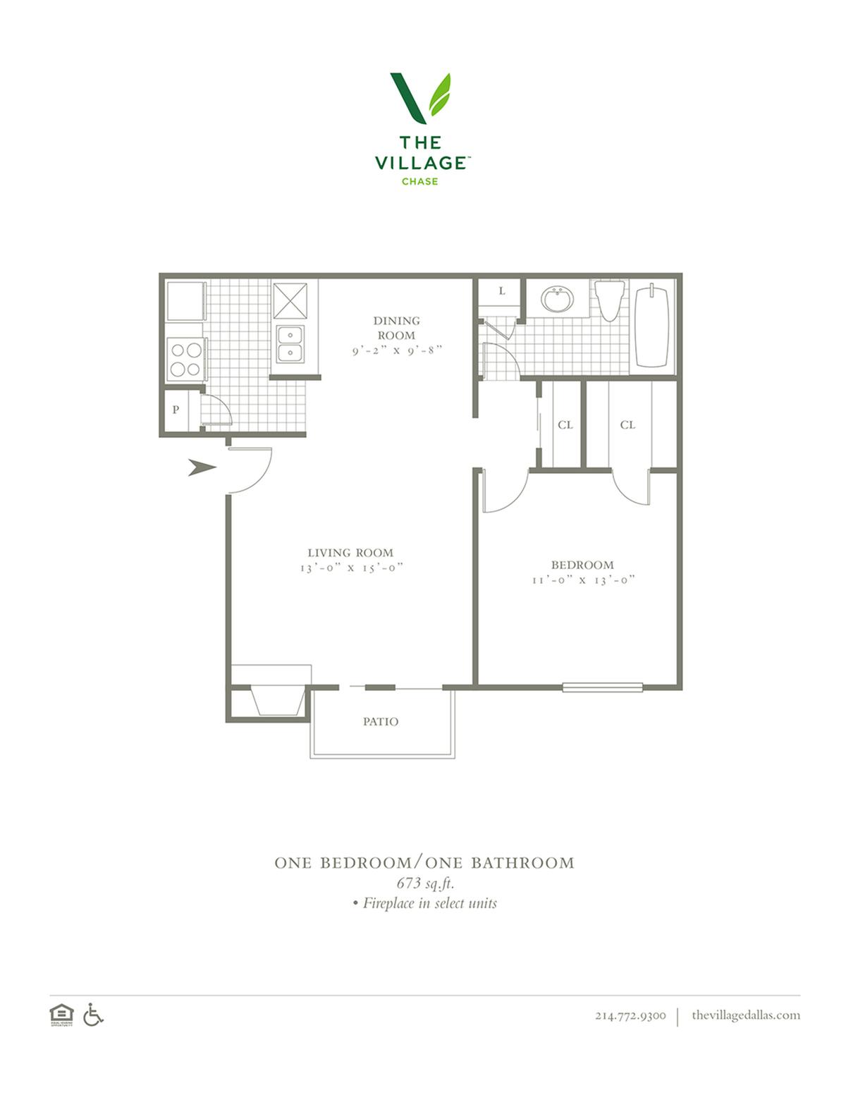 One Bedroom 673