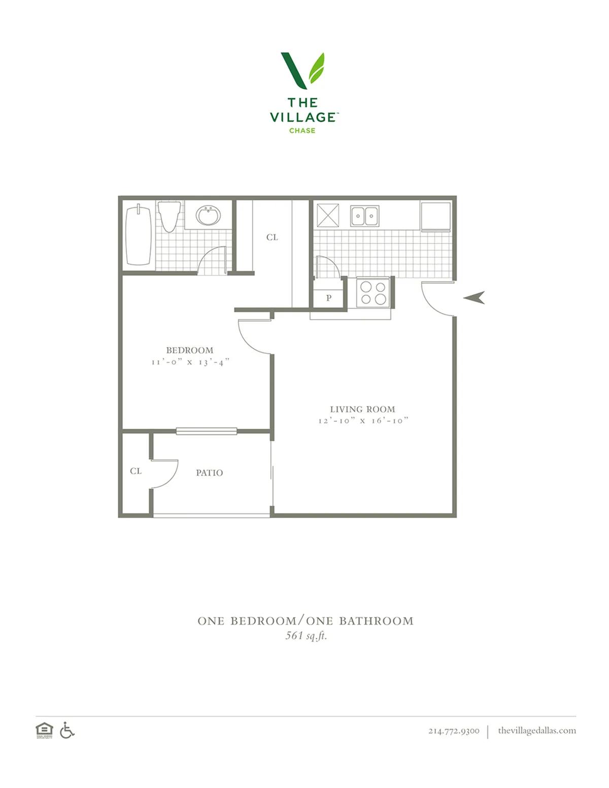 One Bedroom 561