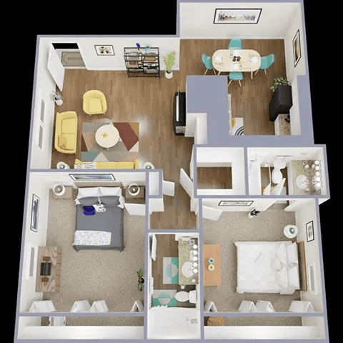 2 Bedroom, 2 Bath