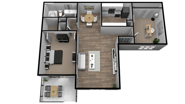 2 Bedroom 1 Bathroom