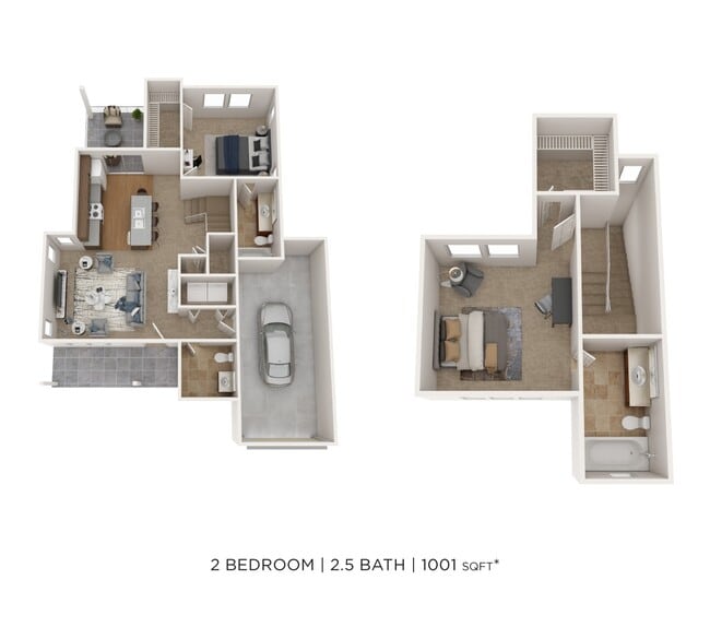 Two Bedroom Townhome
