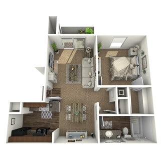 1 Bed 1 Bath A