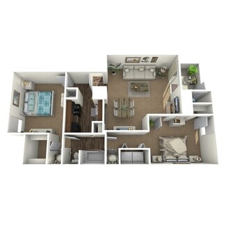 2 Bed 1 Bath D
