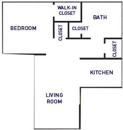 1 Bed 1 Bath