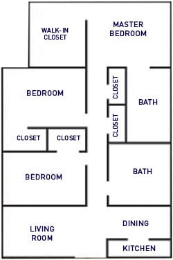 3 Bed 2 Bath