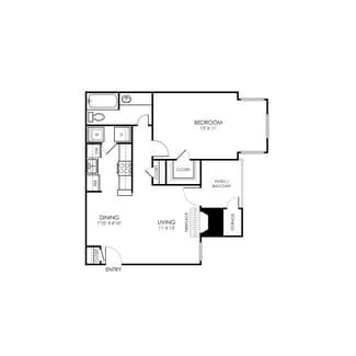 1 Bedroom 1 Bathroom