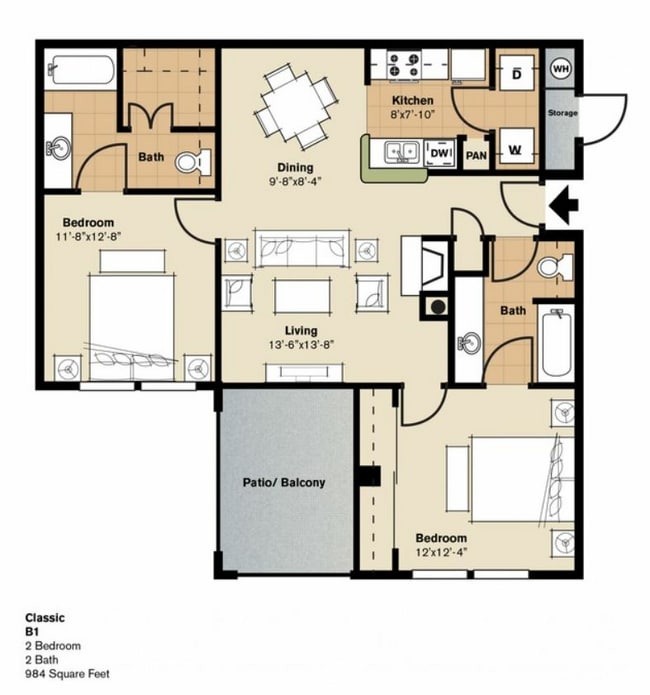 Phase I - Two-Bedrooms