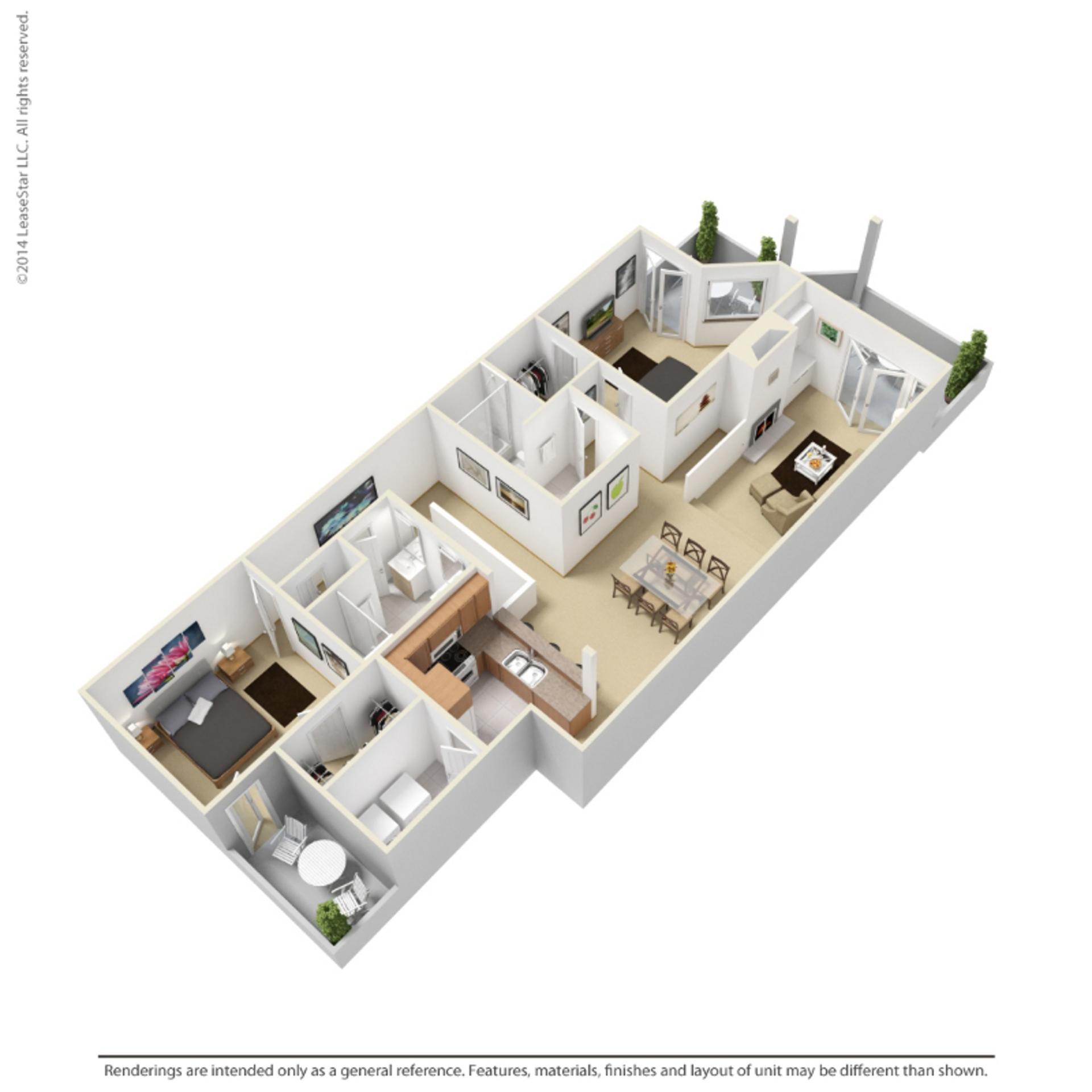 2 Bedroom - B1
