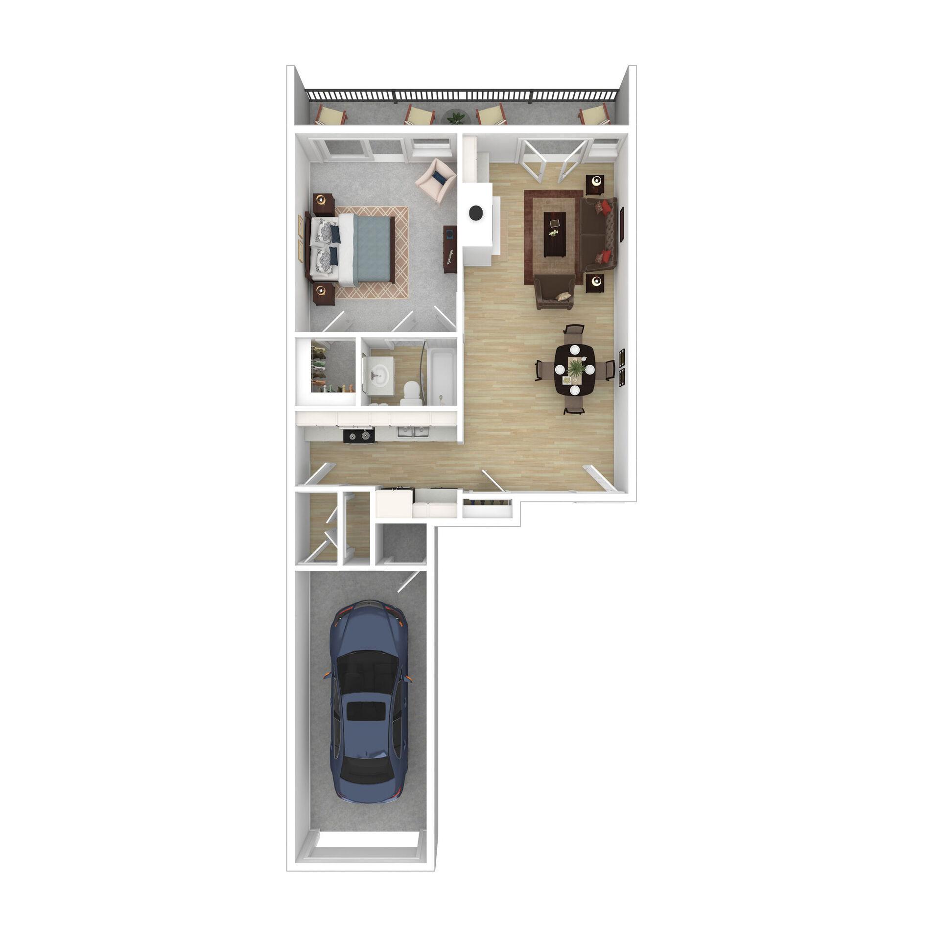1 Bedroom - A3