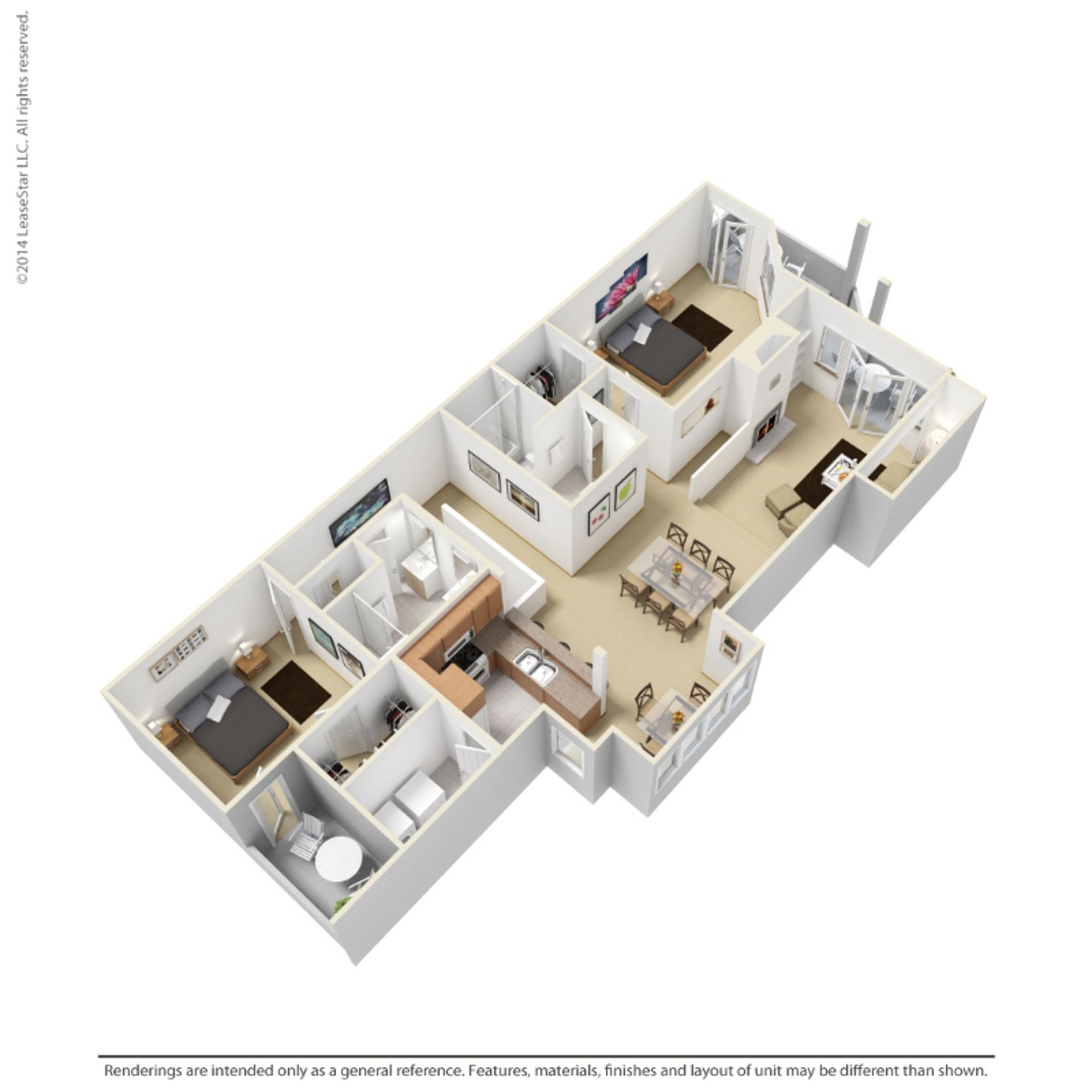2 Bedroom - B2